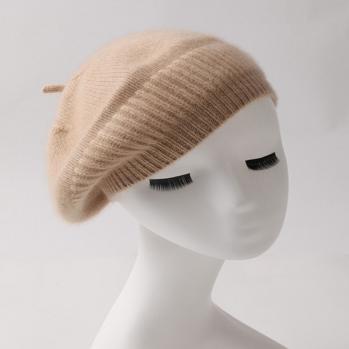 Winter Knit Beret ? Outdoor Cashmere Hat_CWAH3997