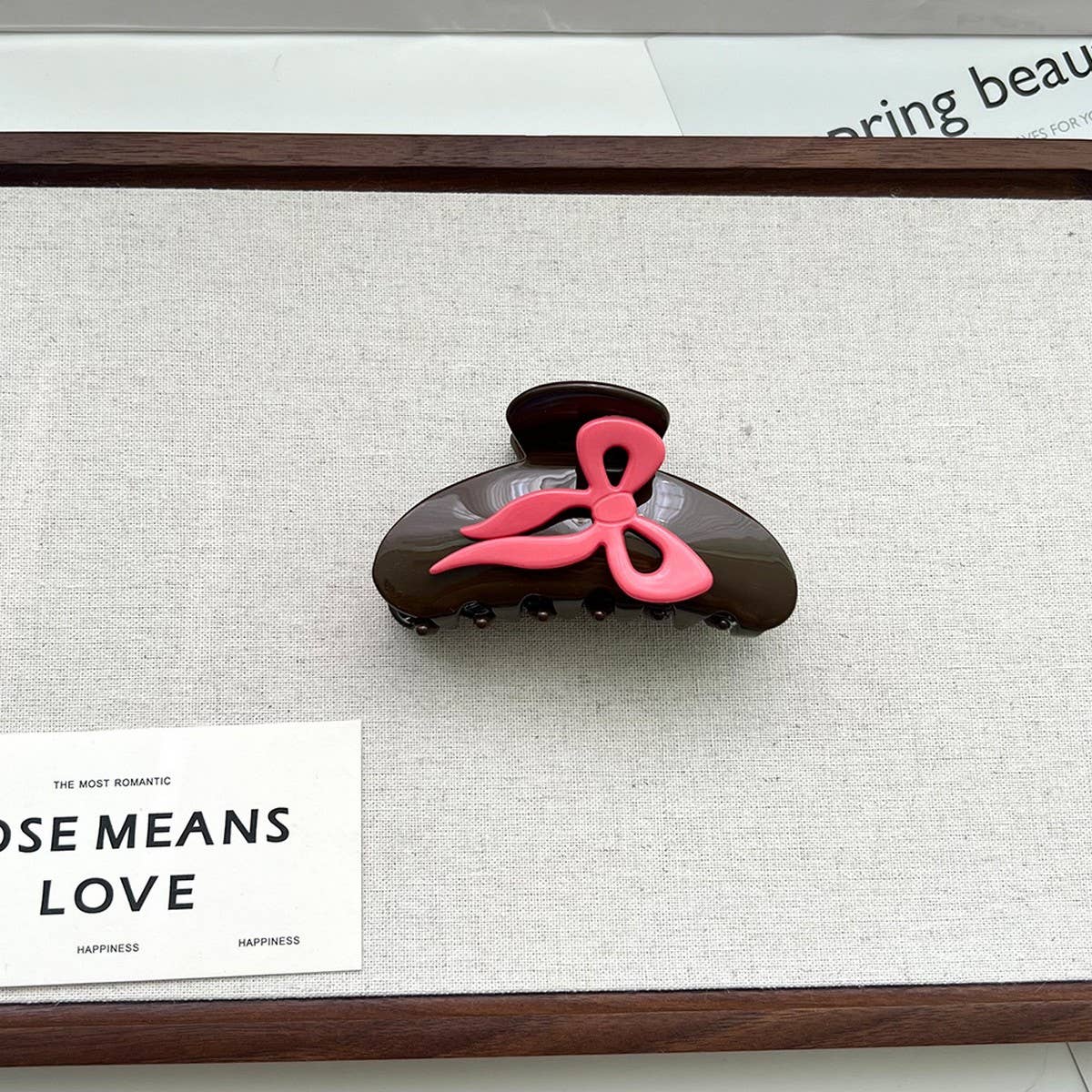 Colorful Bow Acetate Claw Clip?Y2K Hair Accessory