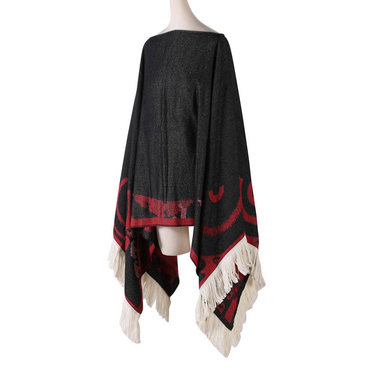 SHAWL WEAR SCARF LEISURE TRAVEL PULLOVER CLOAK