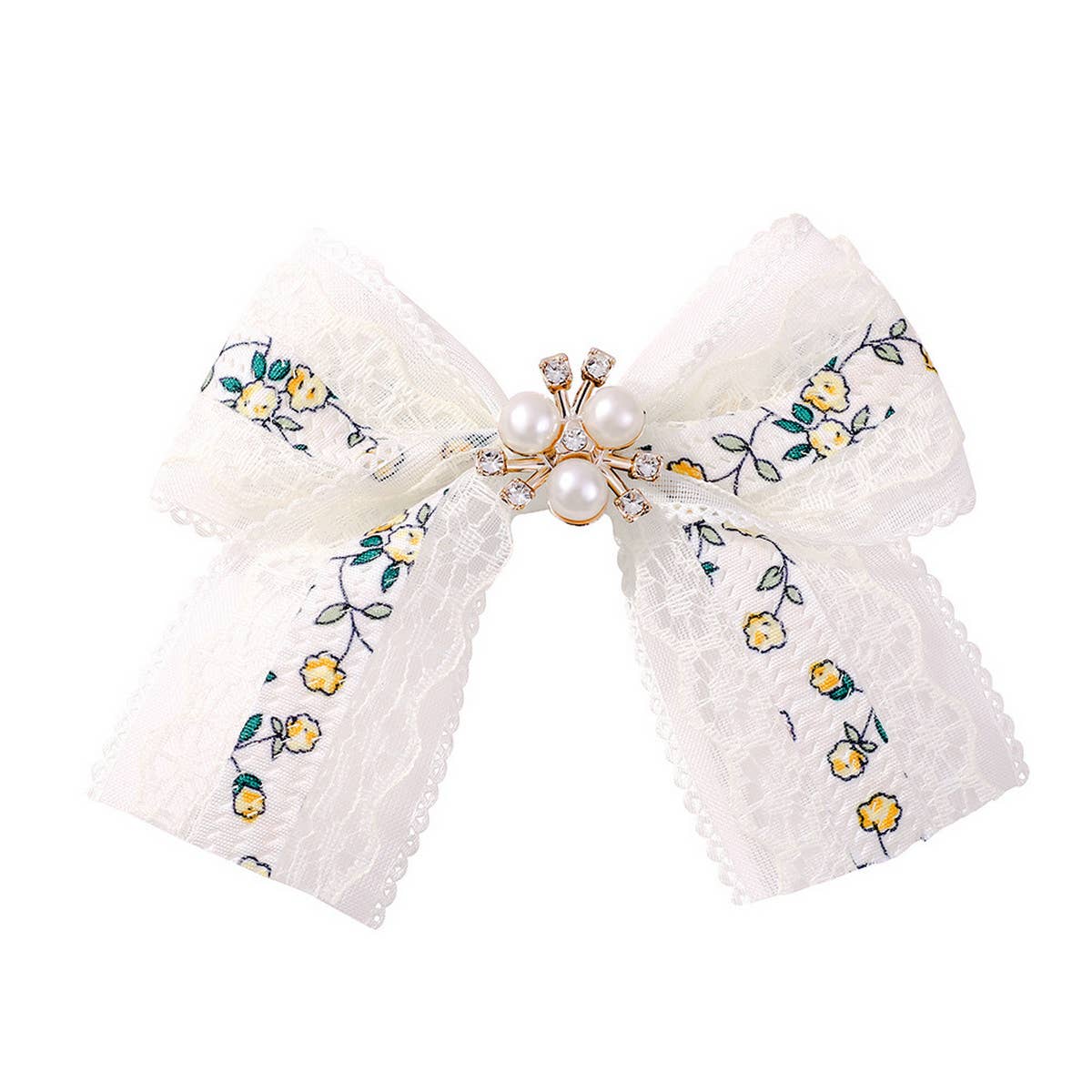 CHILDREN'S LACE MESH BOW HAIRPIN