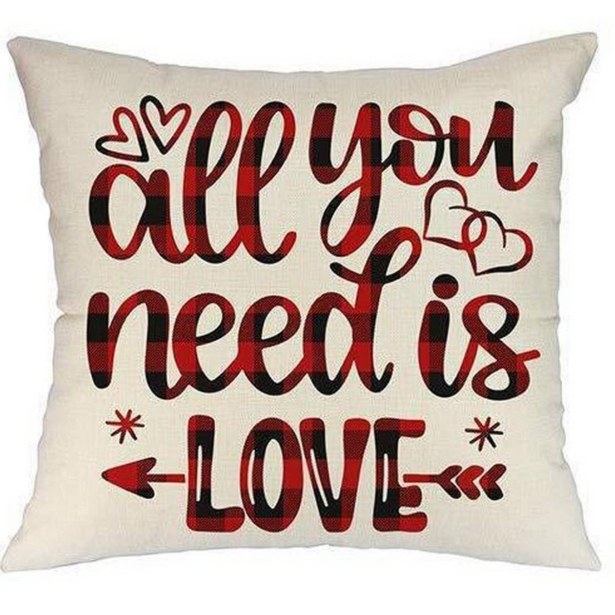 HOME CUSHION VALENTINE'S DAY PRINTED PILLOW COVER