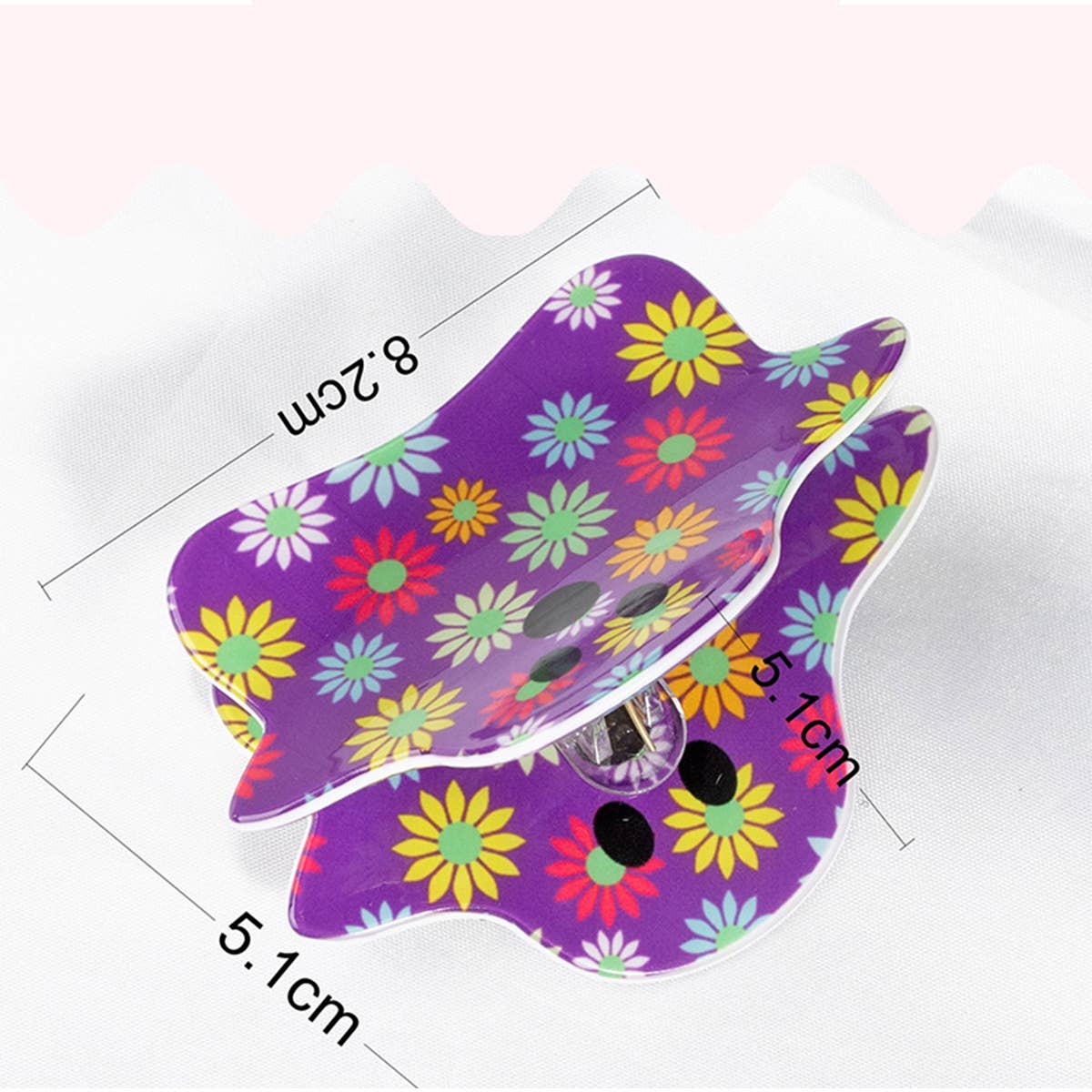 Halloween Ghost Hair Claw - Spooky Back Clip_CWAHA1451