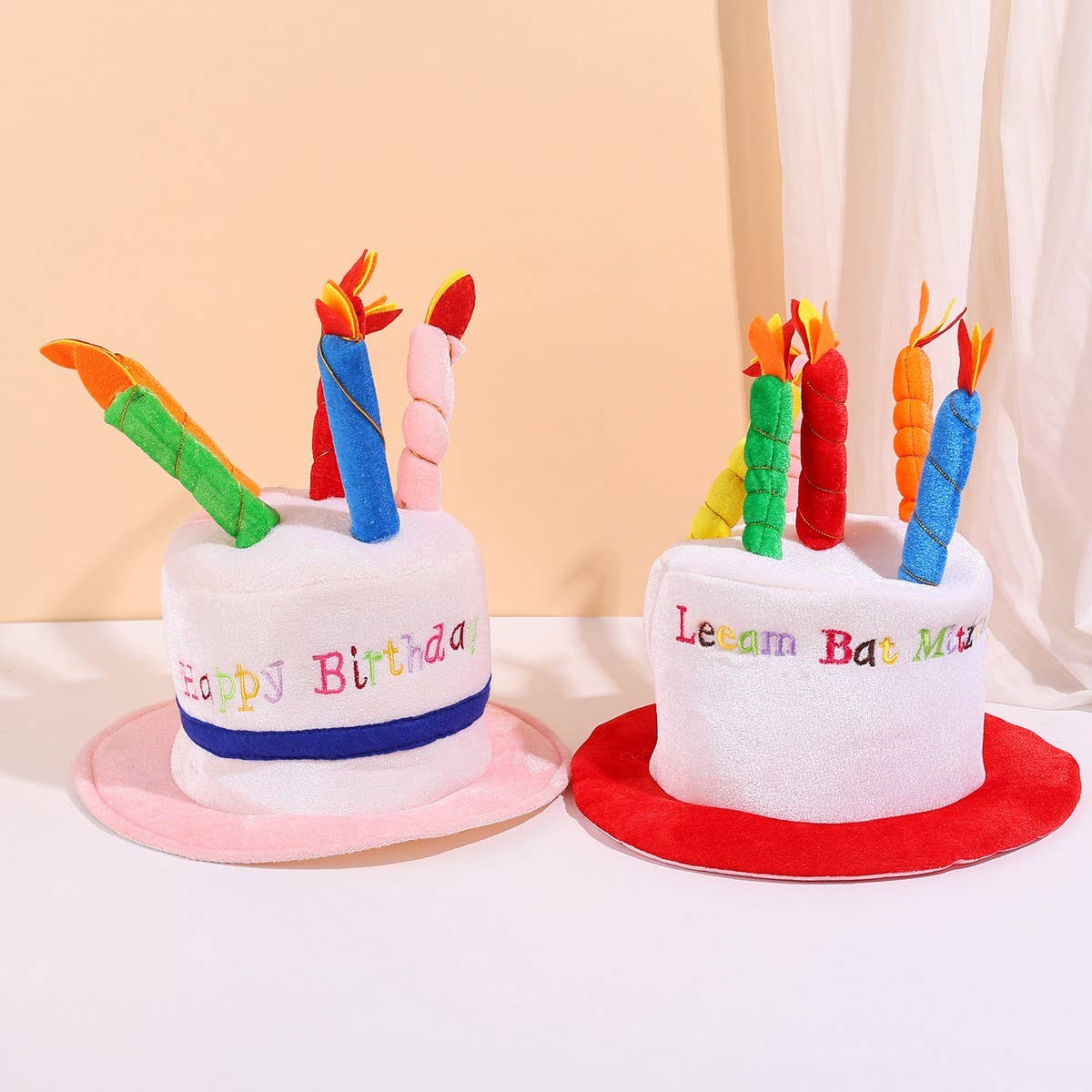 CWAH4044CHRISTMAS DECORATION HAT CAKE CANDLE HAT