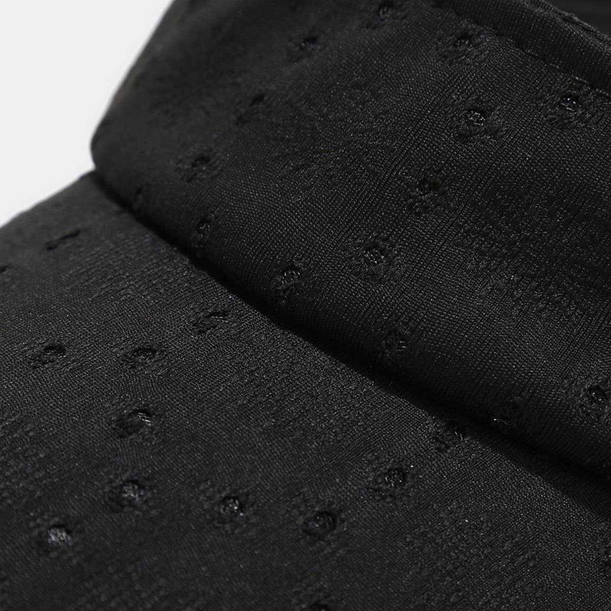 Hollow Dot Design Visor Cap - Breathable Sun Hat_CWAH3313