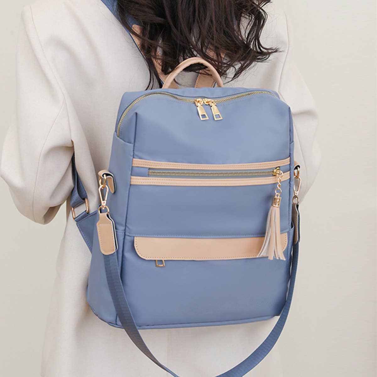 HANDBAG BACK TO SCHOOL NYLON BACKPACK FOR WOMEN_CWAB0755