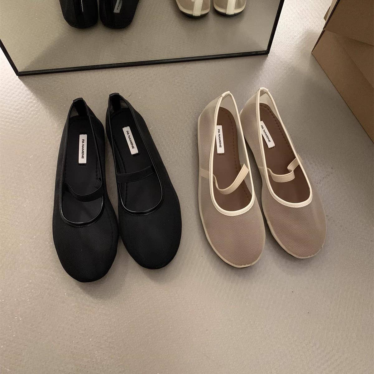 Comfy Mesh Strap Flats for Summer