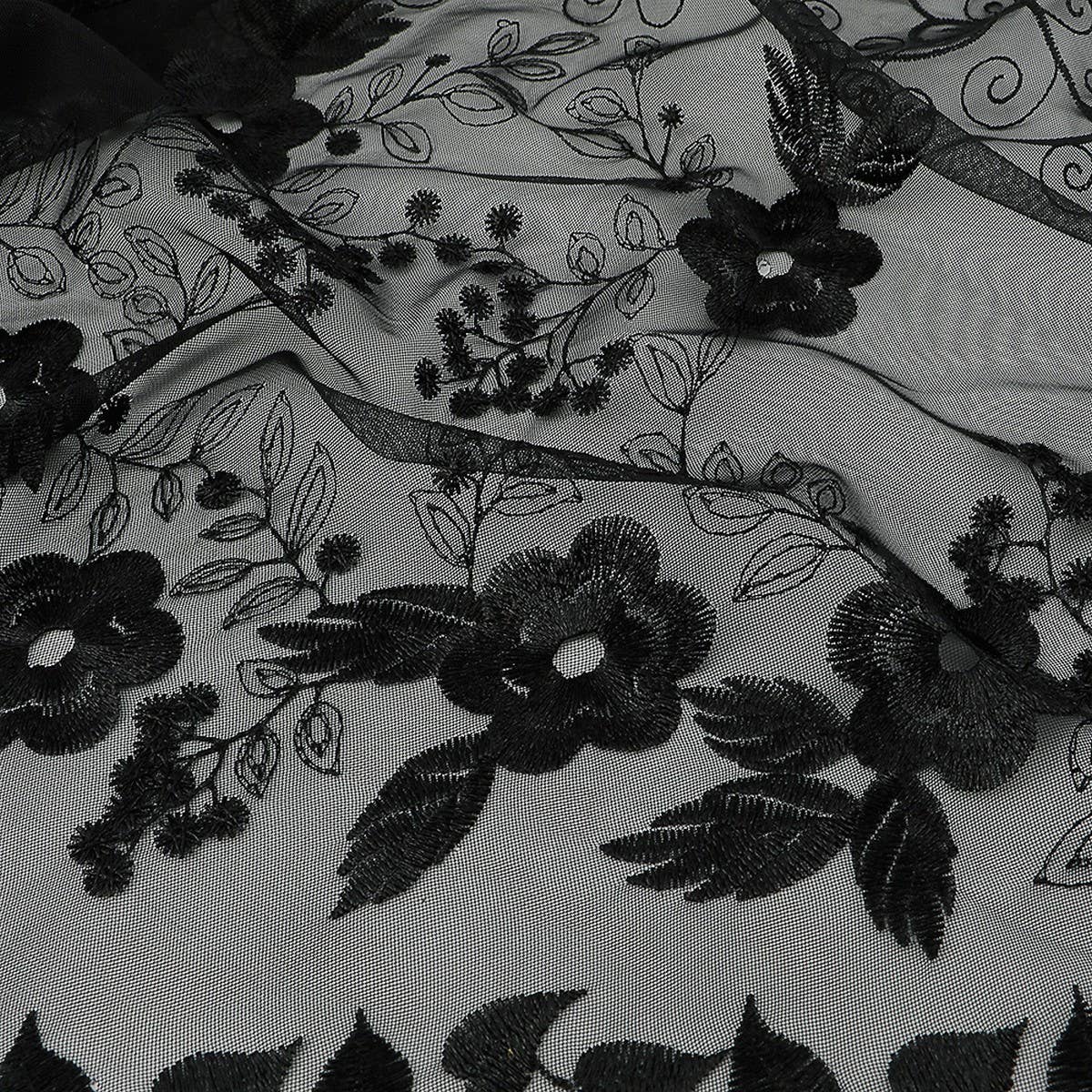 FASHION PRINTED LACE TRIANGLE SCARF WEDDING VEIL_CWMM1991