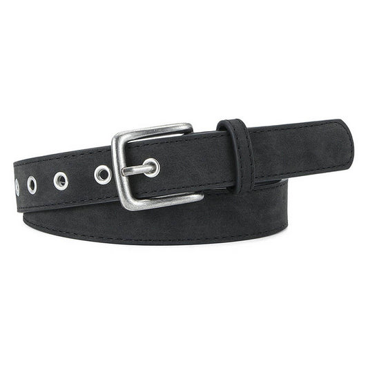 CWABE01258_MATTE PU BUCKLE BELT FOR WOMEN FASHION OUTFITS