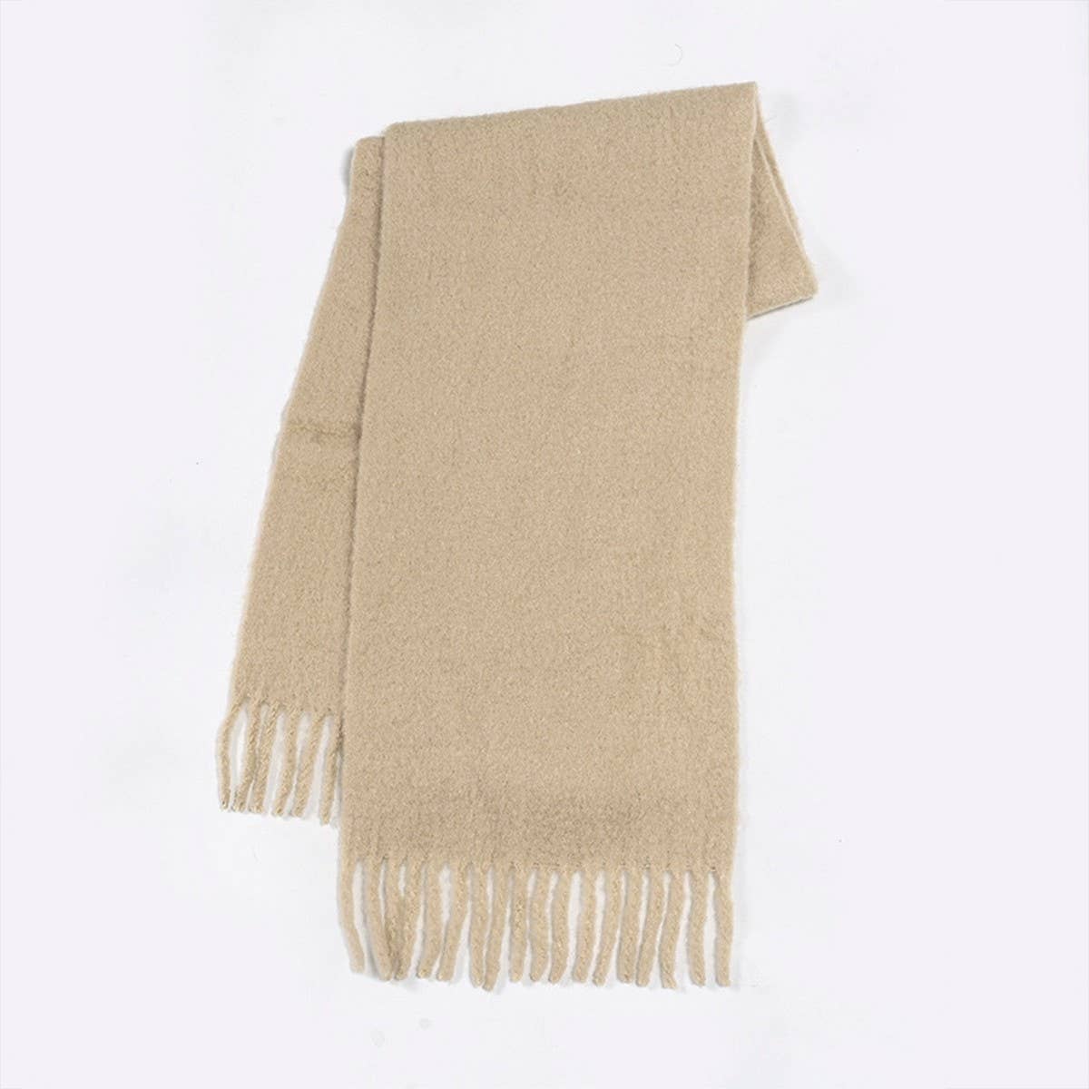 Wool Blend Solid Scarf ??Soft Warm Winter Wrap_CWASC2319