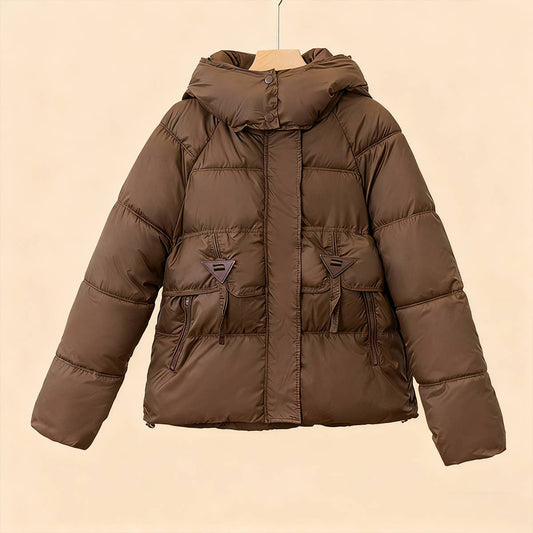 Stand-up collar thickened cotton-padded jacket