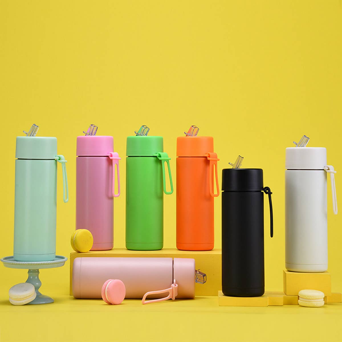 NEW PORTABLE 650ML SPORTS THERMOS CUP