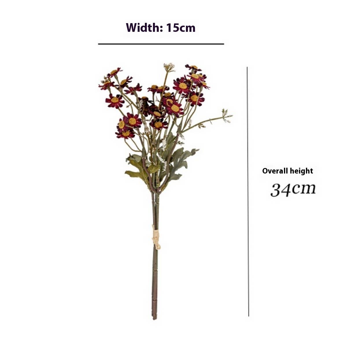 Autumn Chamomile & Baby's Breath Daisy Artificial_CWMM6483