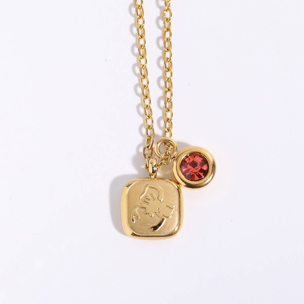 NEW RETRO 12 ZODIAC SIGN PENDANT NECKLACE