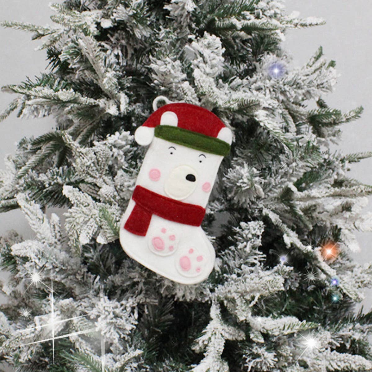 CHRISTMAS ORNAMENTS FOR CANDY BAGS AND SOCKS