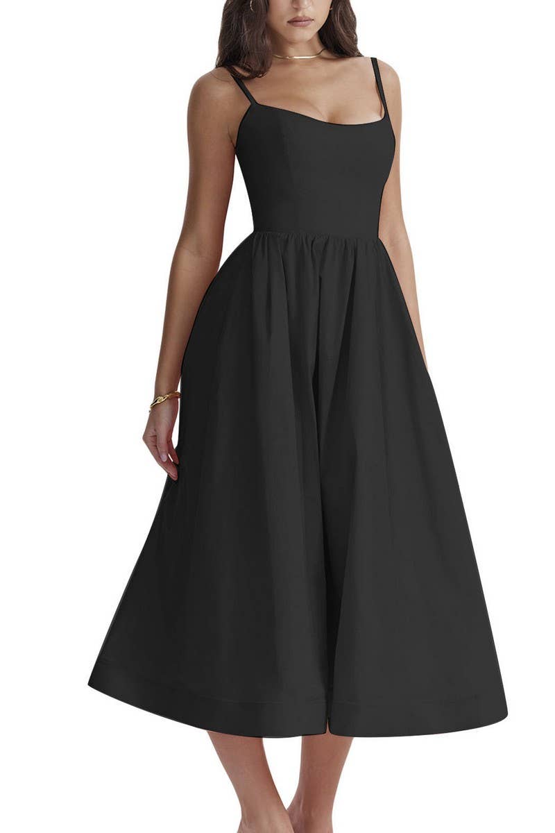 CWDMD5938_SLIM FIT BACKLESS SPAGHETTI STRAP MAXI DRESS