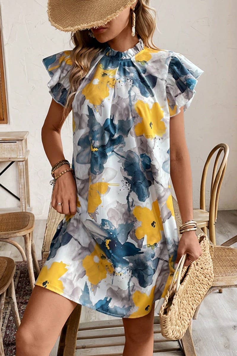 CWDSD8218_SPRING AND SUMMER CASUAL BOHEMIAN PRINT DRESS