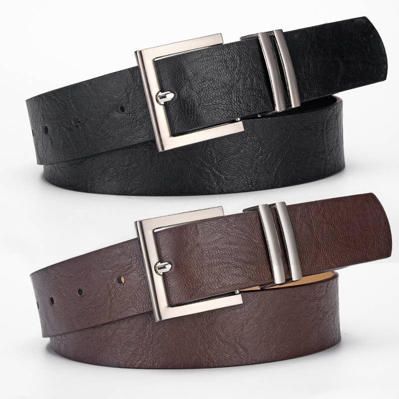 Versatile pink-buckle leopard print belt