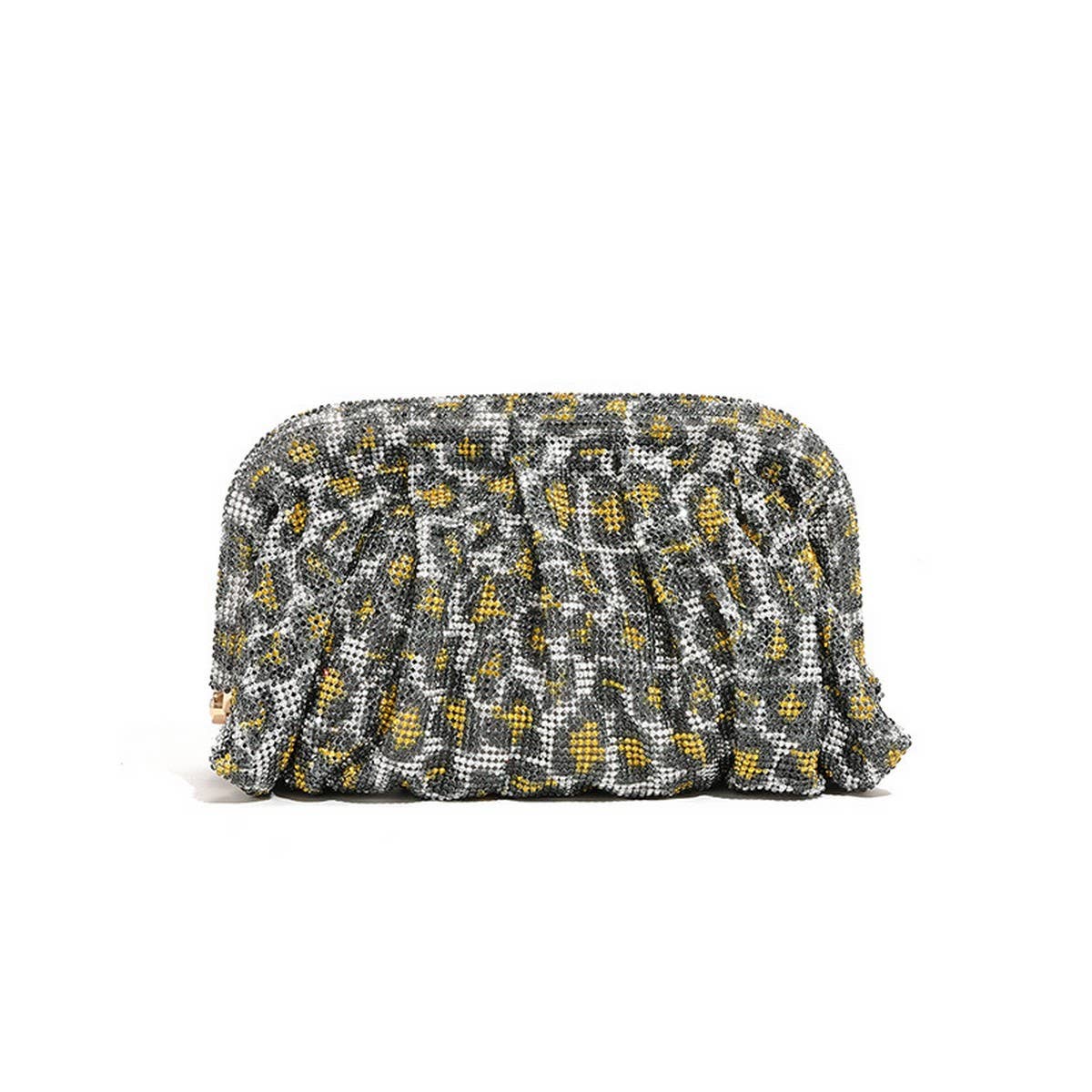 LUXURY HANDMADE RHINESTONE CLOUD CLIP EVENING BAG_CWAB3591