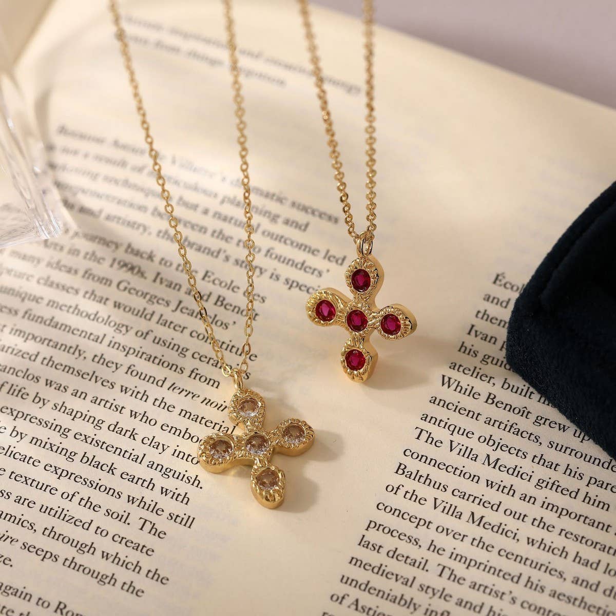 Halloween Creative Cross Pendant Necklace