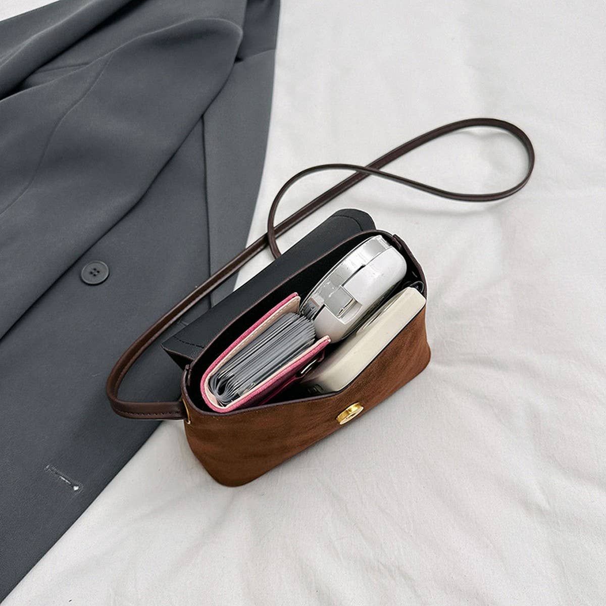 WOMEN CAN CROSS BODY CHAIN SMALL SQUARE BAG_CWAB1793