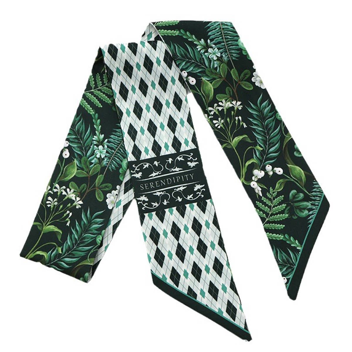 Fruit Print Twilly Scarf ? Hair Tie & Bag Ribbon