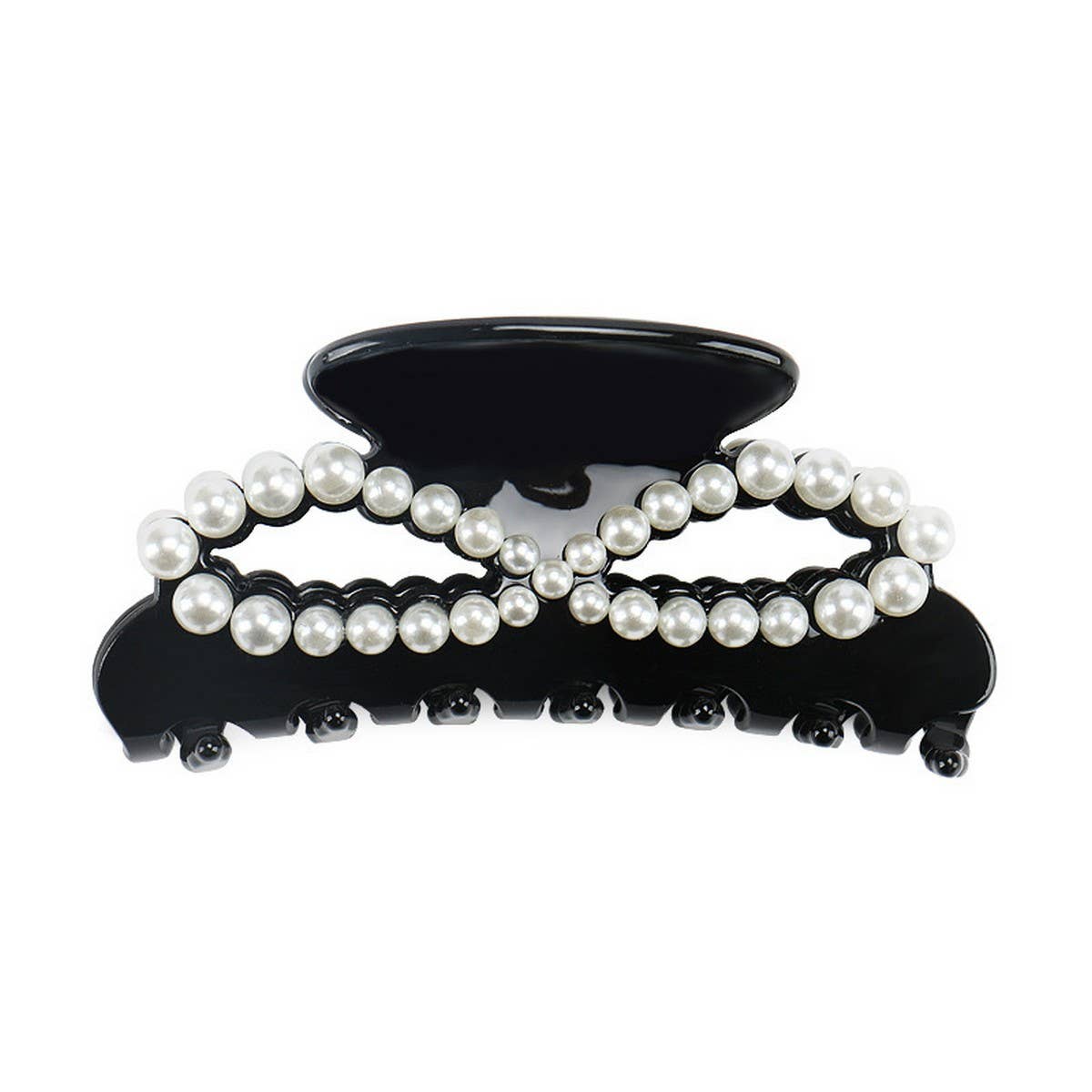 ACETATE MOONLIGHT LARGE CLIP HAIR SHARK CLIP_CWAHA4254