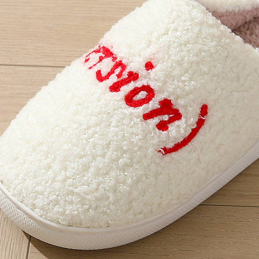 HOME WARM SOFT-SOLED COTTON SLIPPERS