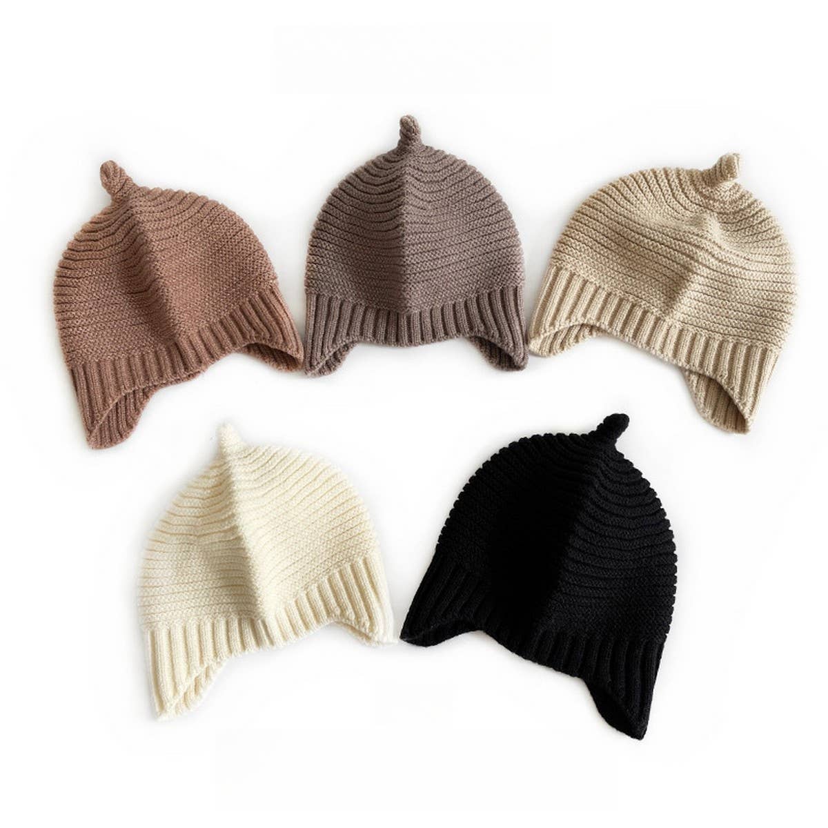 2-6 YEARS OLD  EAR PROTECTION KNITTED HAT_CWAH2063