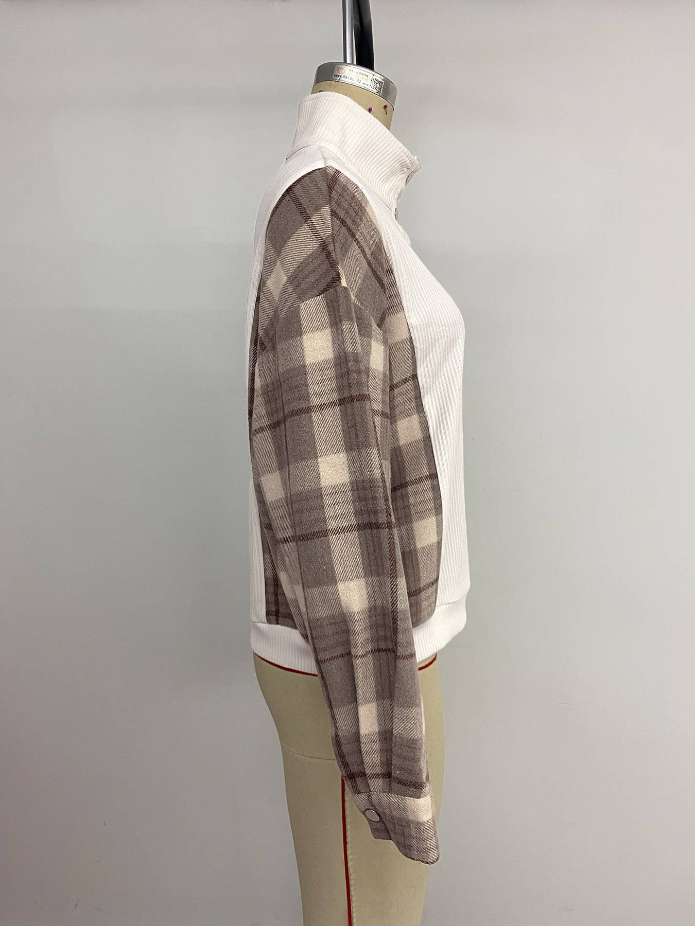 Vintage style stitching design loose hoodie