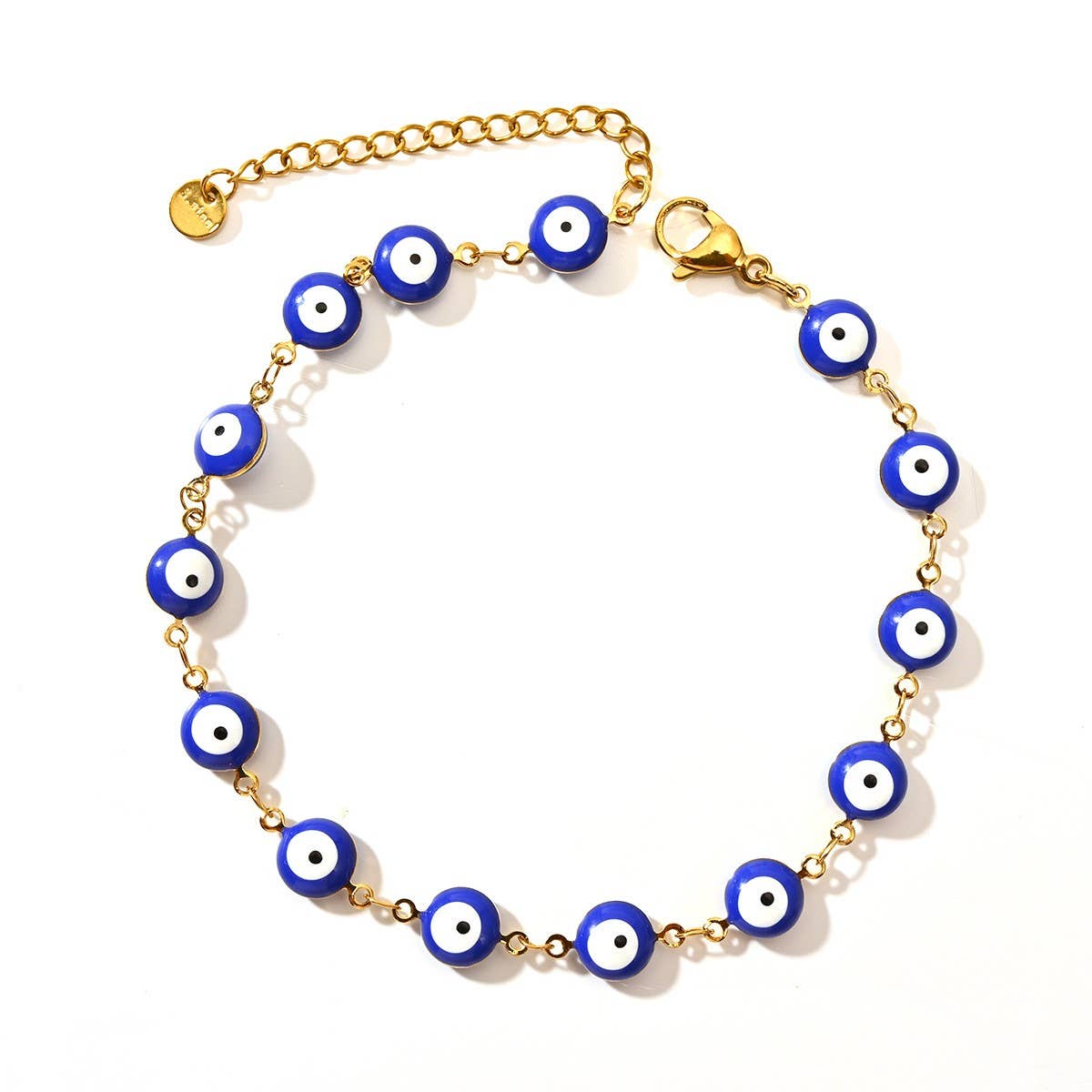 Classic 18K Stainless Steel Evil Eye Bracelet