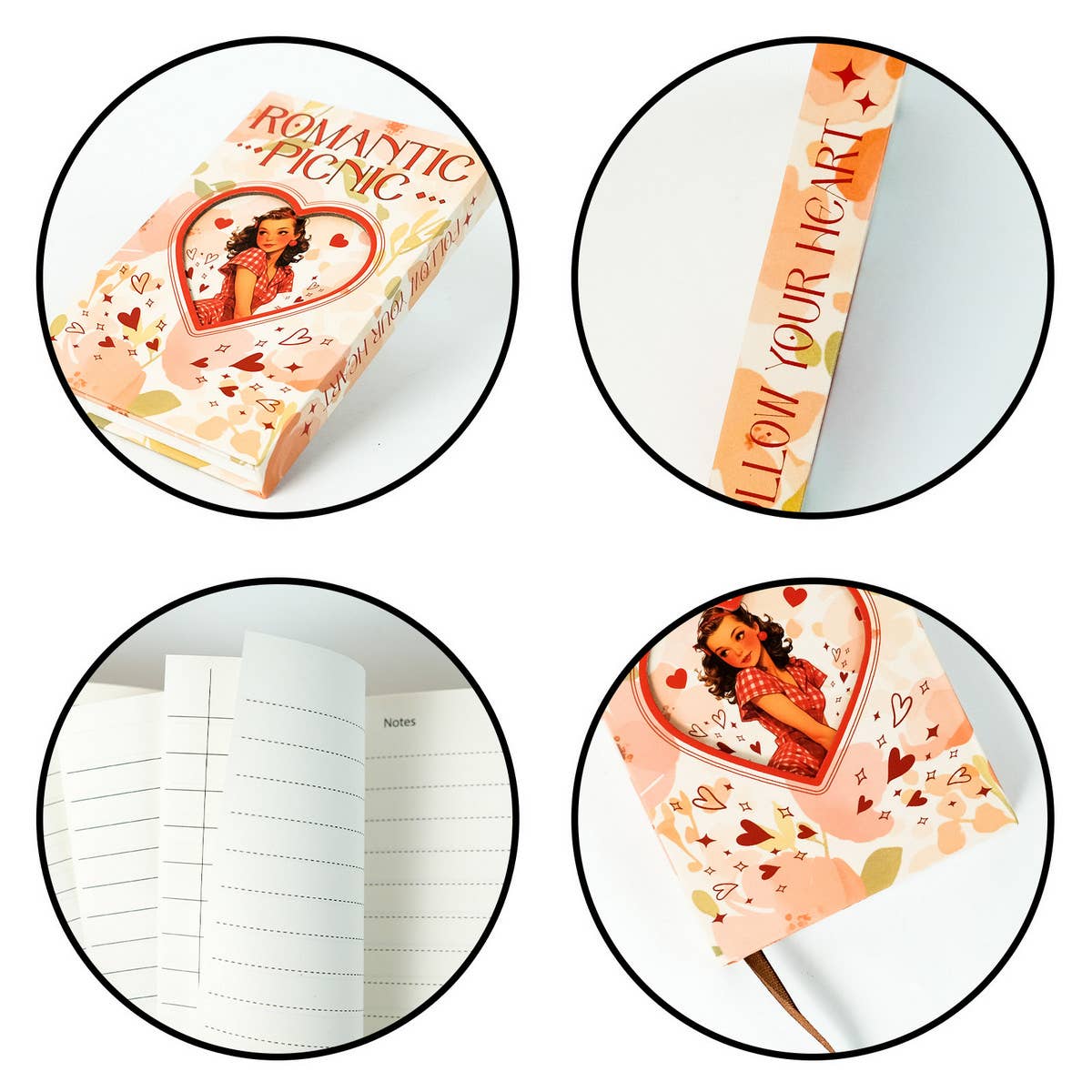 BEST-SELLING ROSE COVER HARD COVER NOTEBOOK_CWMM1848