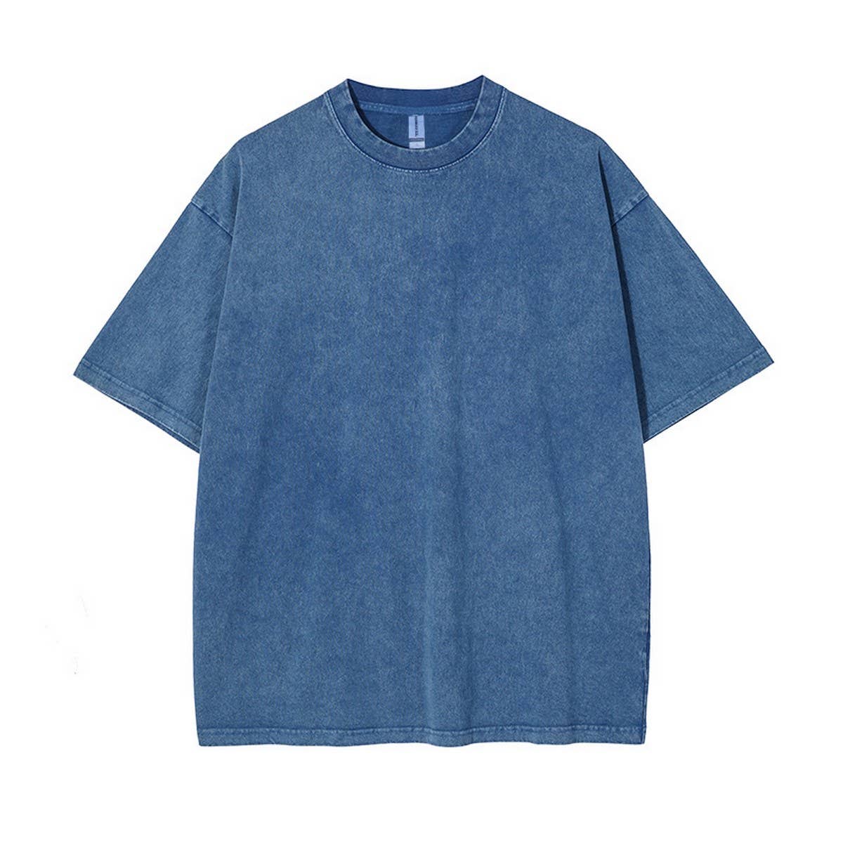 250g Vintage Washed Wax-Dyed Cotton T-Shirt ??Custom Logo