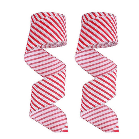 CWMM10198_CHRISTMAS RIBBON SET RED WRAP BOWS