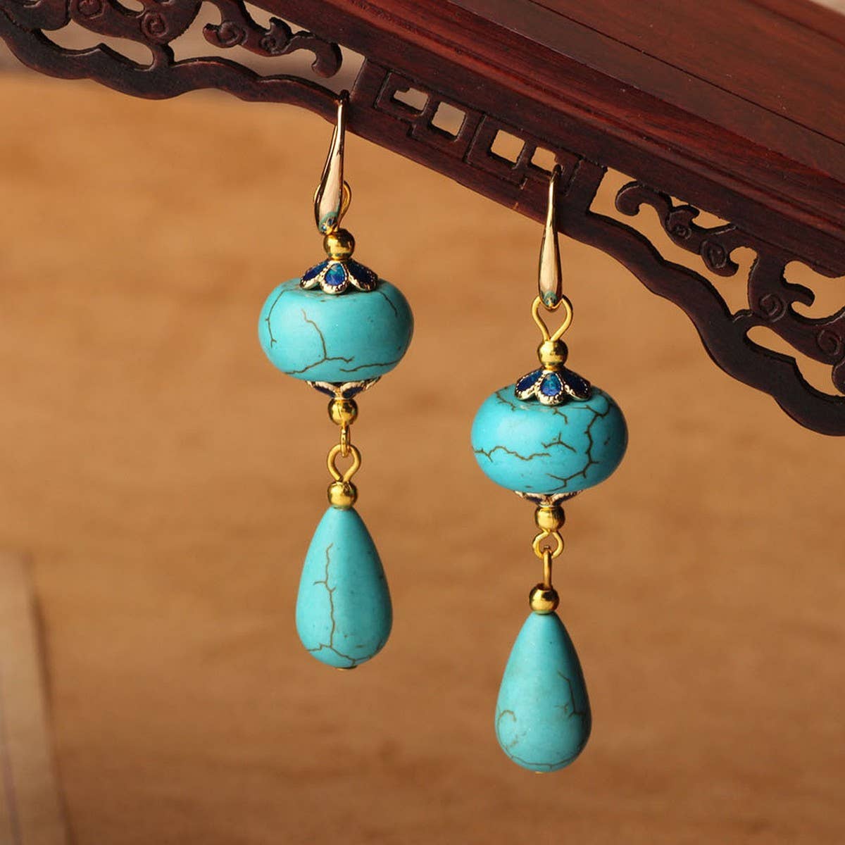 RETRO ETHNIC STYLE FASHION HAND-WOVEN EARRINGS_CWAJE3987