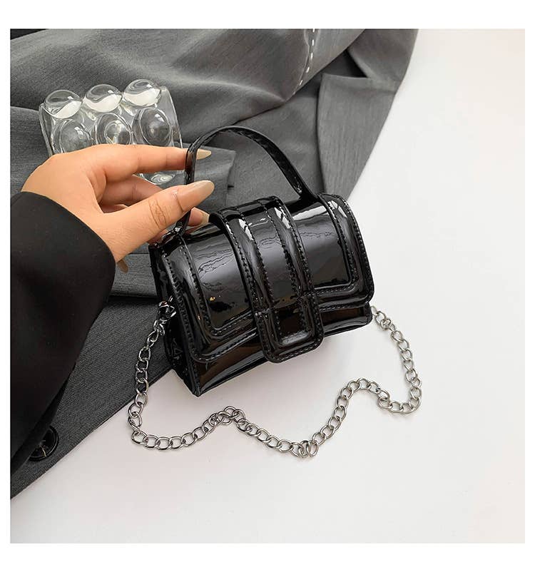 Candy-colored portable mini crossbody bag