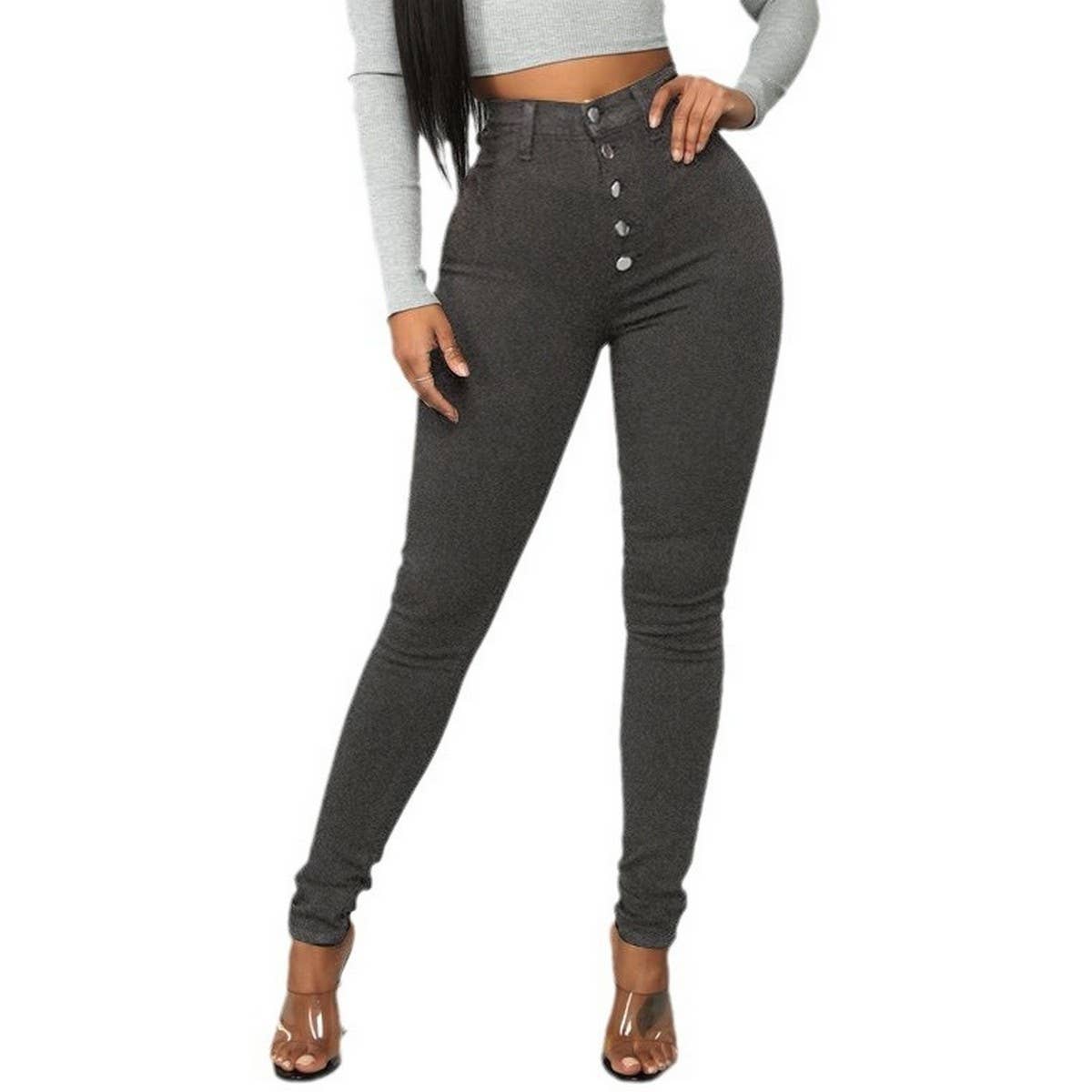 WOMENS HIGH WAISTED AND HIP LIFTING SLIM FIT JEANS_CWJP0162