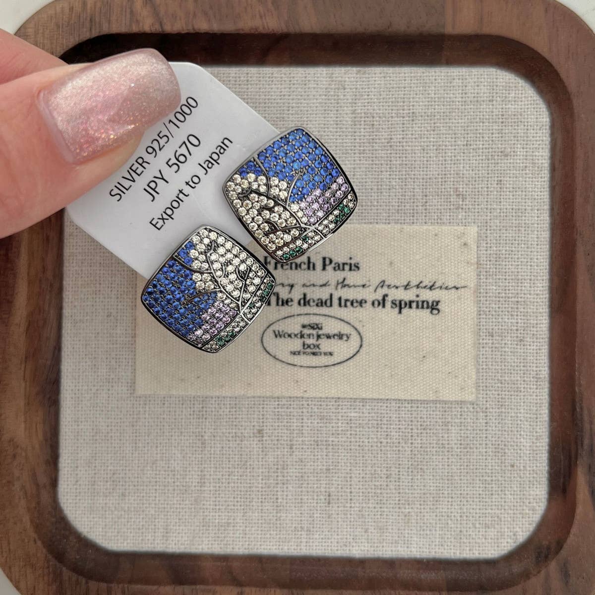 VERSATILE SQUARE ZIRCONIA EARRINGS