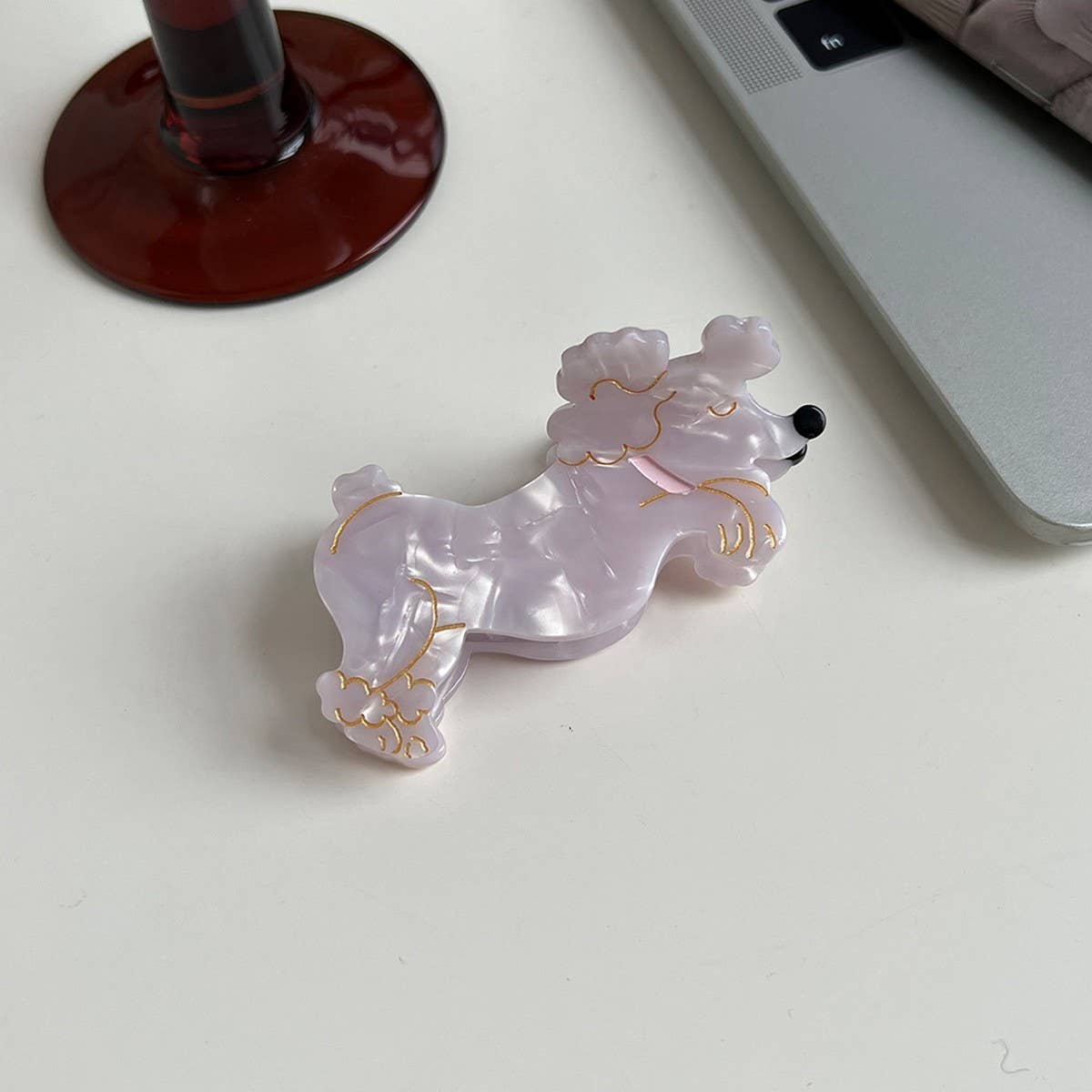Cartoon Dog Acetate Hair Claw Clip for Girls_CWAHA5780
