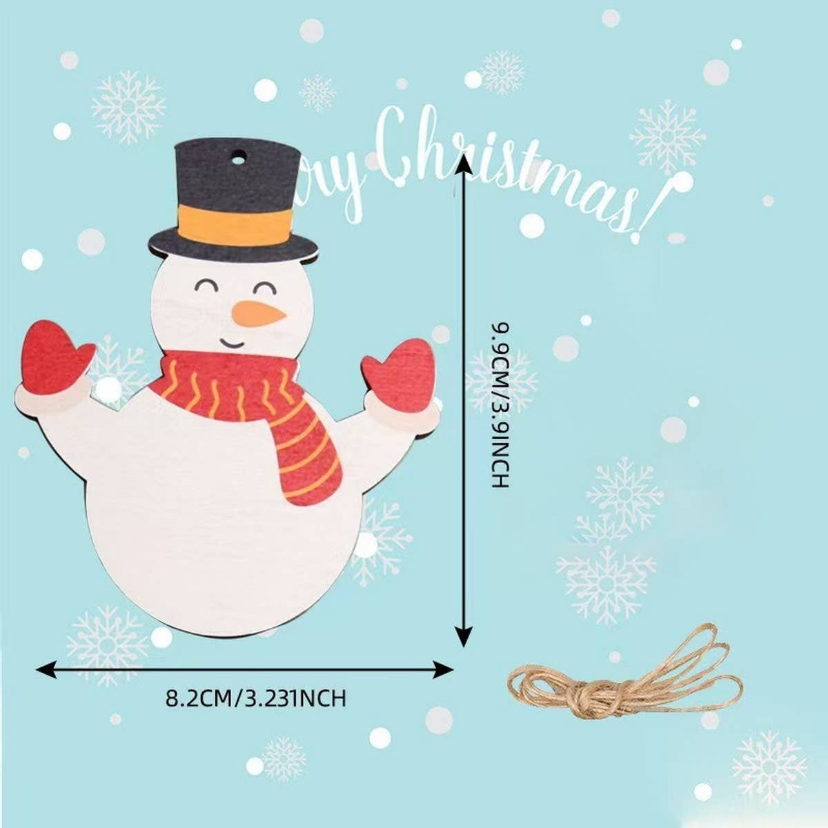 CWMM9156_WOODEN CHRISTMAS CARVING CREATIVE ORNAMENTS