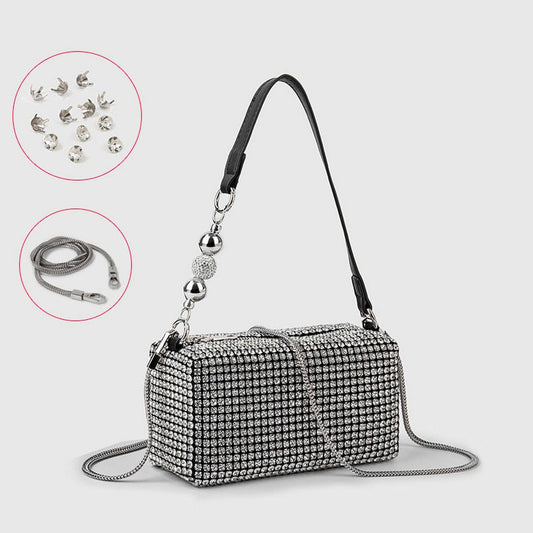 FASHION SMALL SQUARE RHINESTONE EVENING BAG_CWAB3581