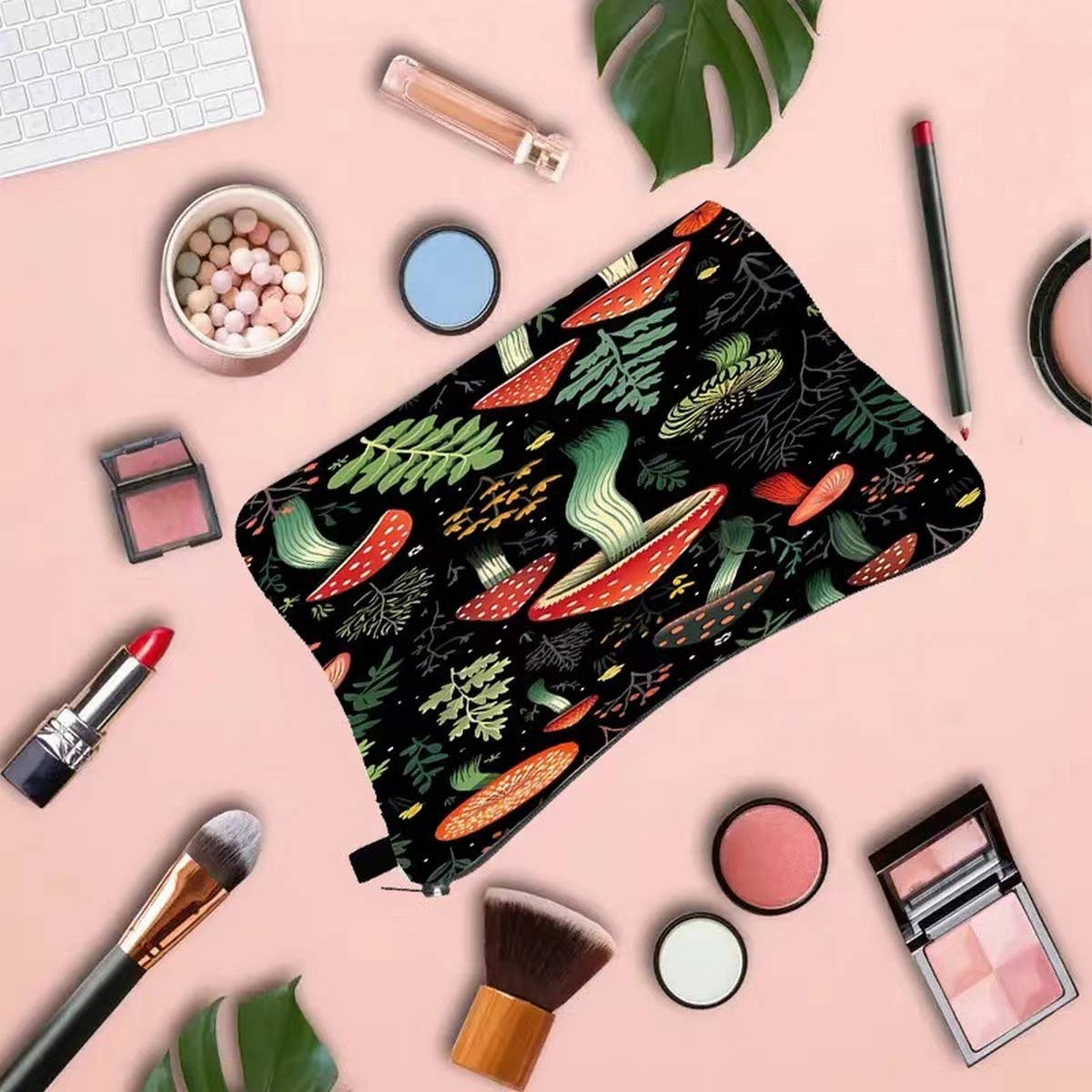 NEW PAINTED COSMETIC BAG_CWAB2266