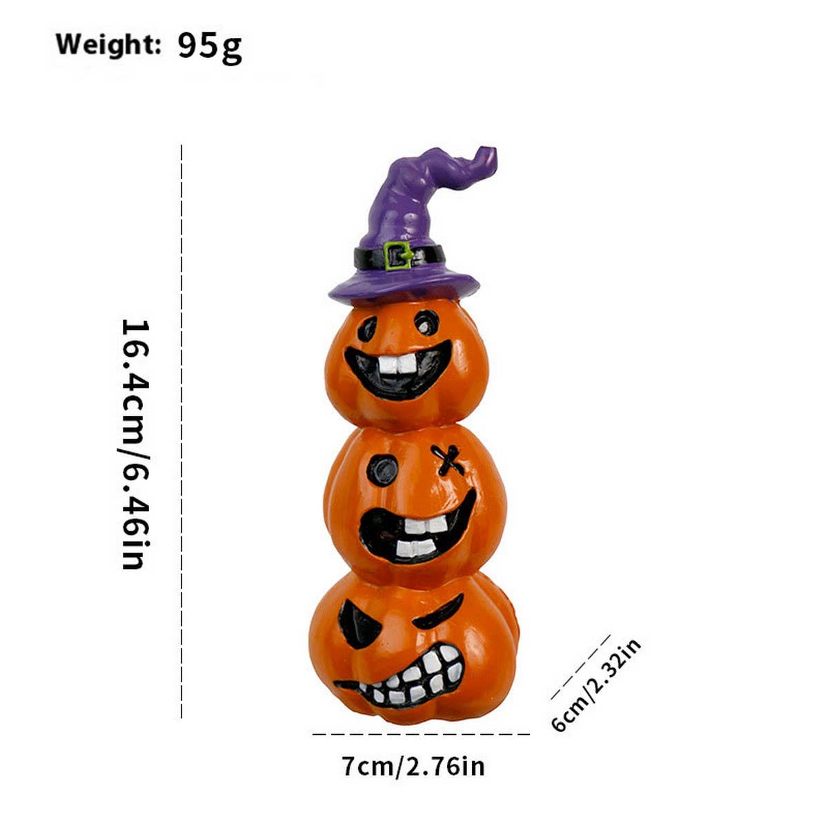 European Style Funny Scary Pumpkin Decor_CWMM9906