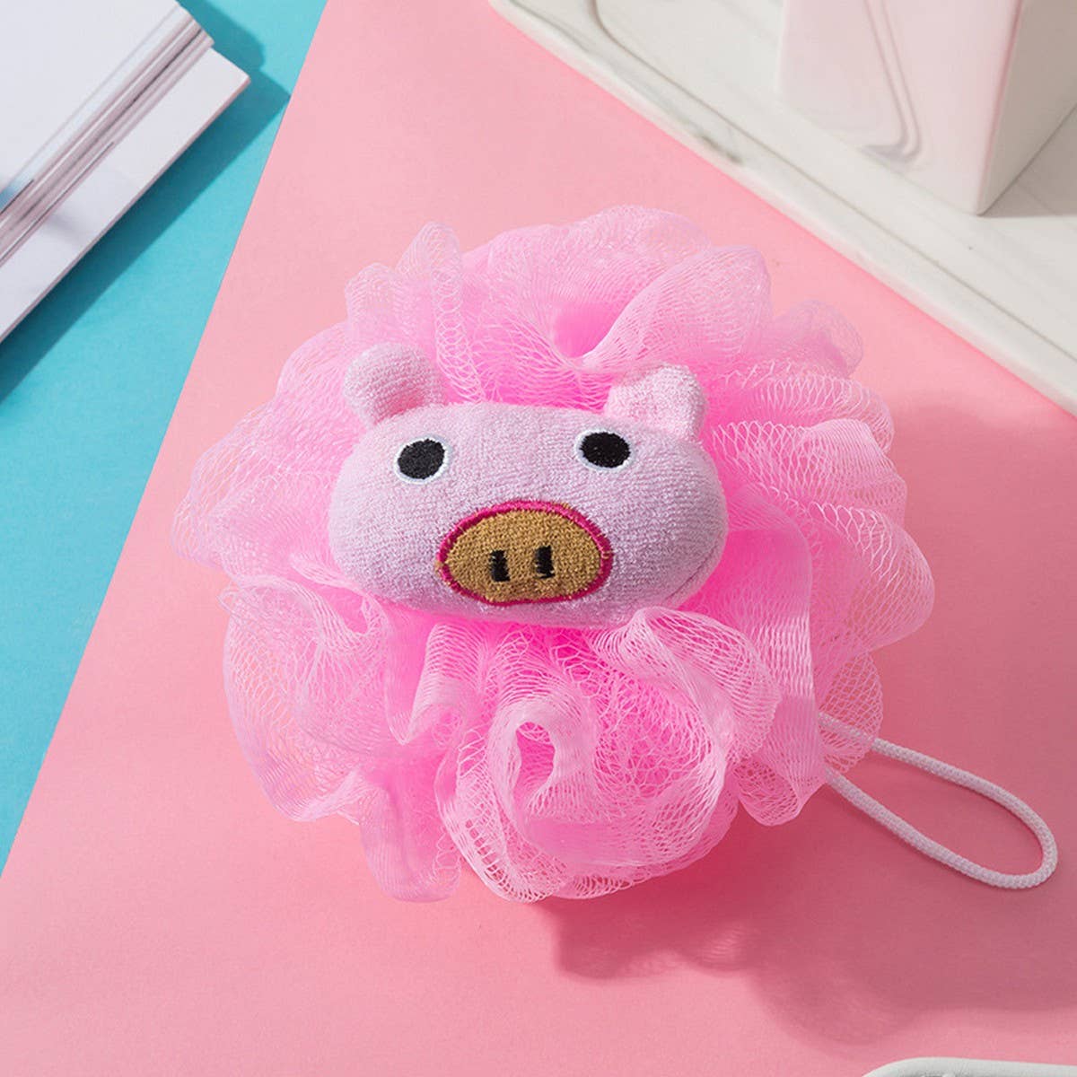 CWMM8748_CUTE DOLL SUPER CHILDREN'S BATH SPONGE BATH FLOWER