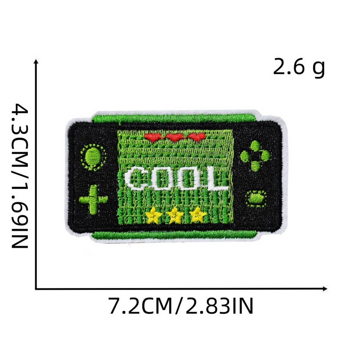 GREEN GAME CARTOON EMBROIDERED PATCH