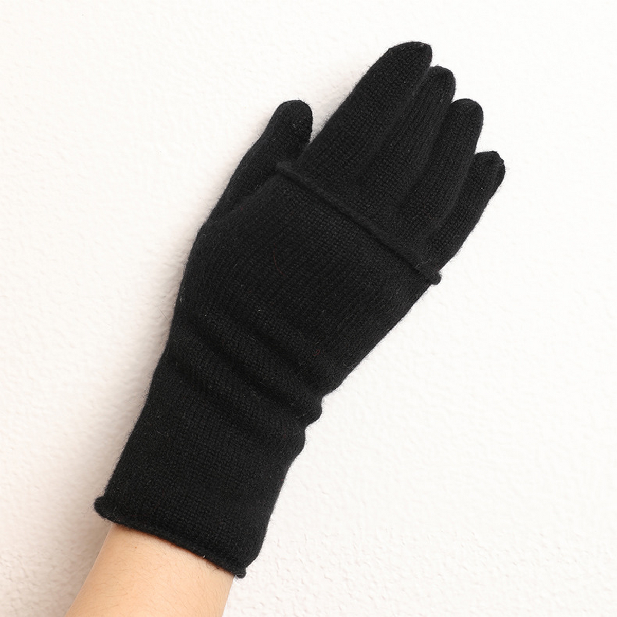 2-in-1 Cashmere Gloves ??Full Finger Touchscreen_CWAG0530