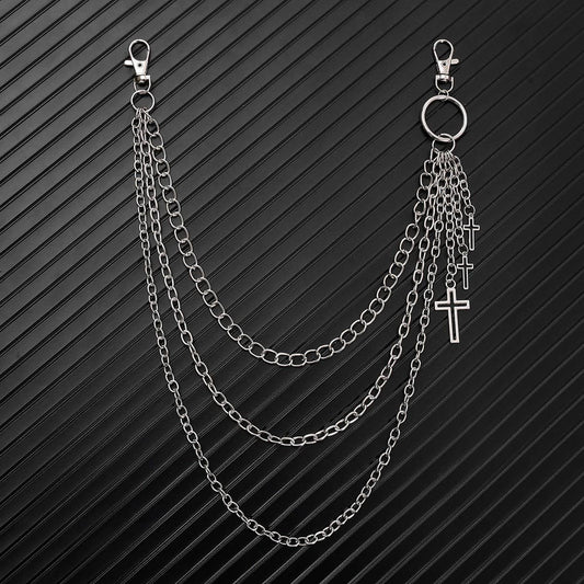 VERSATILE MULTI-LAYER CROSS TROUSER CHAIN