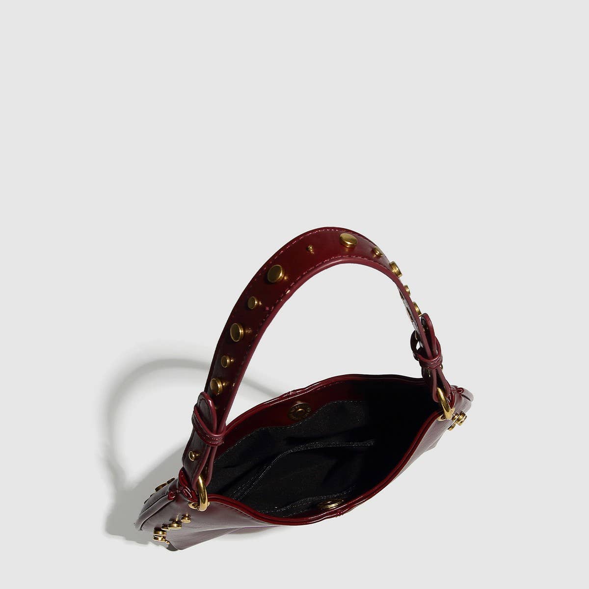 Trendy Studded Boston Shoulder & Handbag_CWAB5713