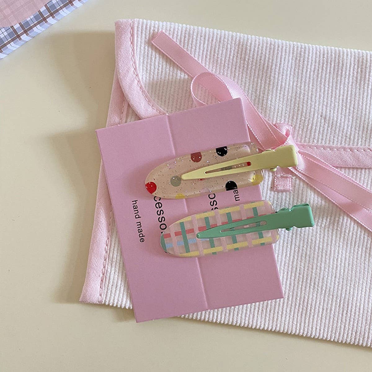 2-PACK SUMMER FRUIT CUTE SWEET HAIR CLIPS_CWAHA2264