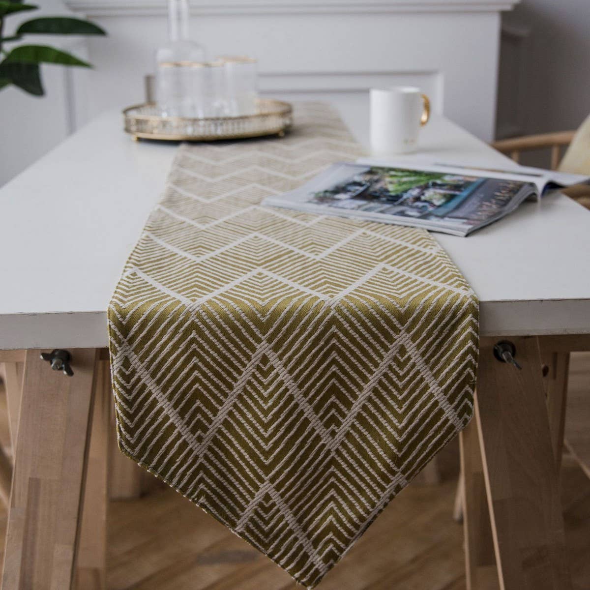 MODERN SIMPLE LONG COFFEE TABLE TABLECLOTH
