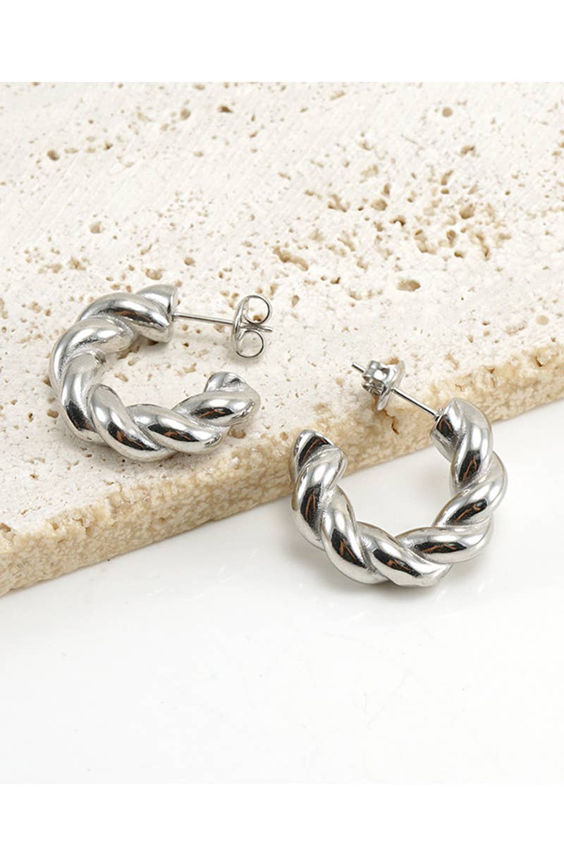 18K GOLD PLATED STAINLESS STEEL EARRINGS_CWAJE0374